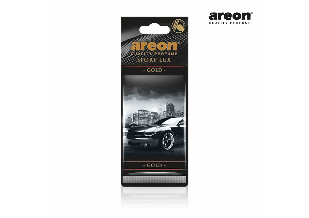 Areon Sport Lux - Deodorante Per Auto In Cartone - Confezione Da 10 Pezzi - Profumazione Argento - 2